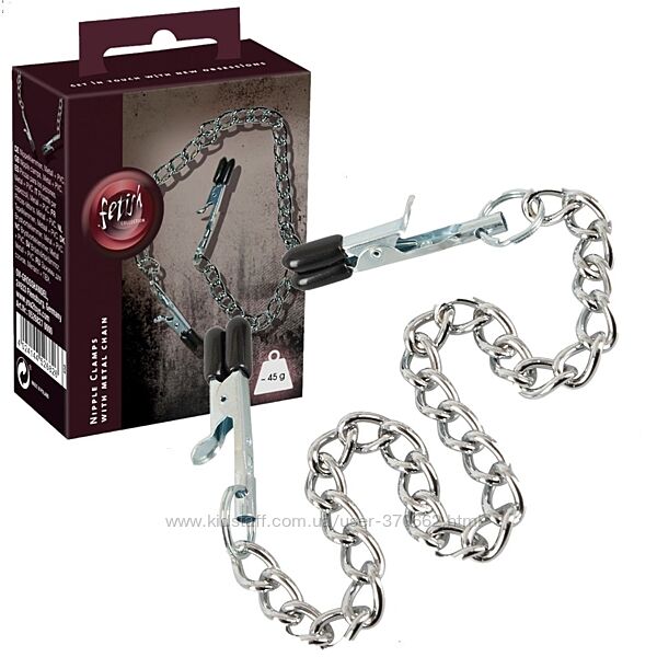 Затискачі на соски з ланцюгом Nipple Chain With Clamps від Orion