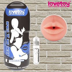 Мастурбатор в колбе ротик sex in a can mouth lotus tunnel от LoveToy