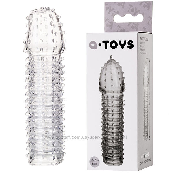 Стимулирующая насадка презерватив A-Toys от Toyfa