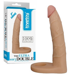 Насадка на член для подвійного проникнення 7 The Ultra Soft Double LoveToy