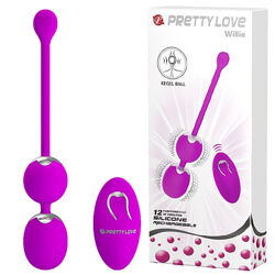 Вагінальні кульки з вібрацією та пультом керування Pretty Love Willy Baile