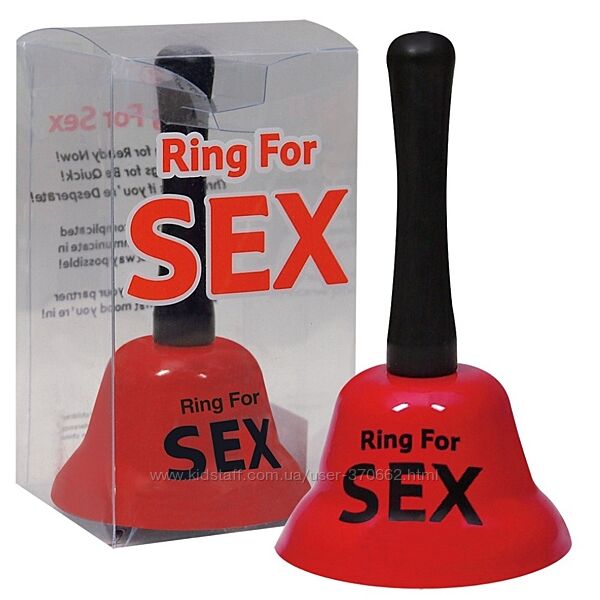 Дзвіночок для сексу з написом Ring for Sex від Orion