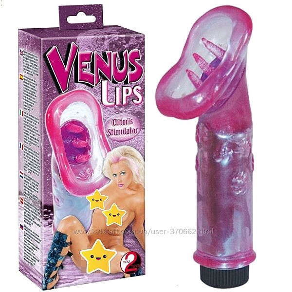 Кліторальний вібростимулятор Venus Lips від You2Toys