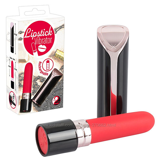 Вібратор у вигляді губної помади на акумуляторі Lipstick Vibrator You2Toys