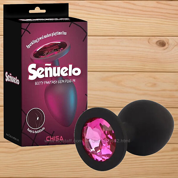 Силіконова анальна пробка з кристалом Senuelo Booty Fantasy Gem Plug Chisa