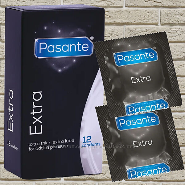 Міцні презервативи для анального сексу Extra Pasante 12 шт.