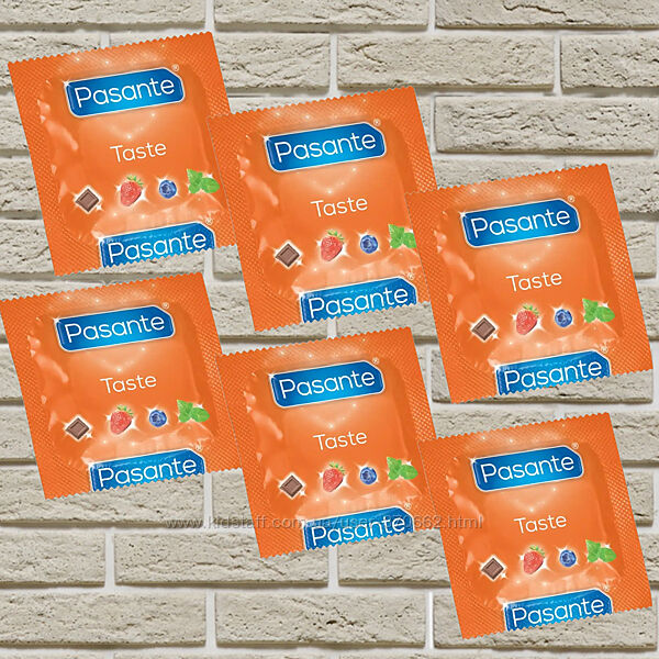 Оральні презервативи Taste Condoms Pasante 6 шт