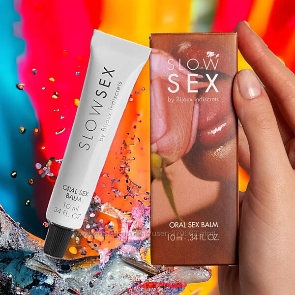 Бальзам для задоволення в оральному сексі Slow Sex Oral sex balm Bijoux