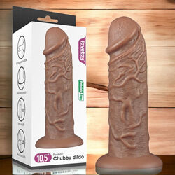 Фалоімітатор гігант на присосці 10.5 Realistic Chubby Dildo LoveToy