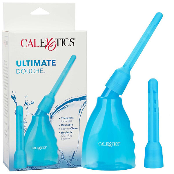 Блакитний набір для спринцювання Ultimate Douche CalExotics анальний душ