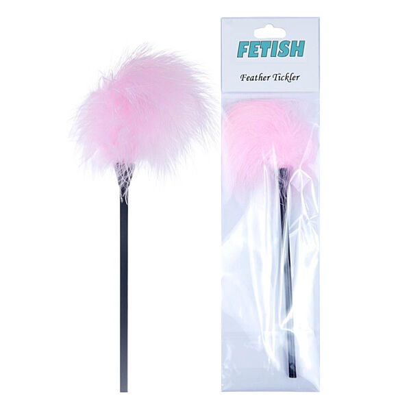 Рожевий тіклер для лоскотання Feather Tickler Pink Boss Series Fetish