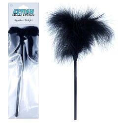 Чорний тіклер для лоскотання Feather Tickler Black Boss Series Fetish
