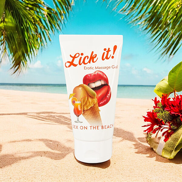 Оральний лубрикант з ароматом та смаком коктейлю Lick it Sex on the Beach
