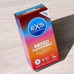 Оральні презервативи Flavored Mix EXS  12 Великобританія