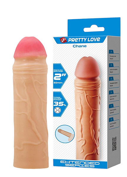 Подовжуюча насадка презерватив 5 см Pretty Love Chane LyBaile