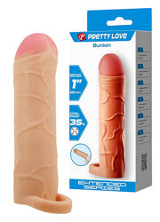 Насадка презерватив із підхоплюванням мошонки 2.5 см Pretty Love Bunion