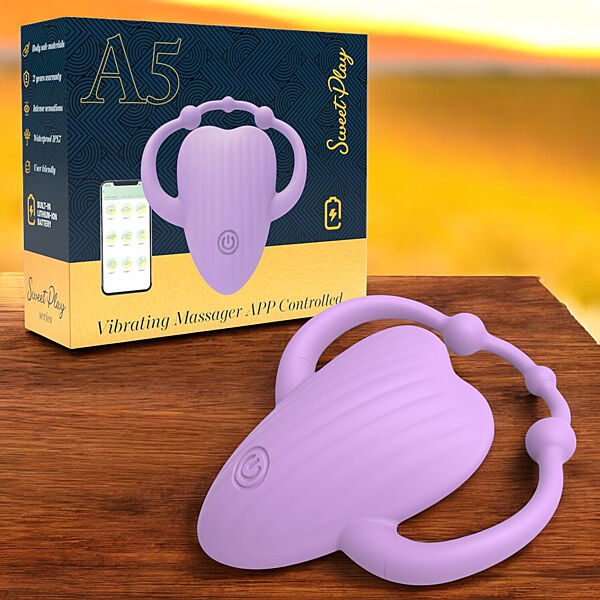 Вібростимулятор перезаряджаємий керованим зі смартфона Sweet Play A5