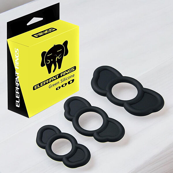Набір з 3 ерекційних кілець Elephant rings Boss Series