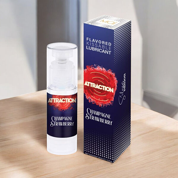 Оральний лубрикант зі смаком полуниці та шампанського Champagne Strawberry 