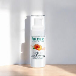 Лубрикант з ефектом вібрації персик Liquid vibrator Peach Amoreane Med 30мл