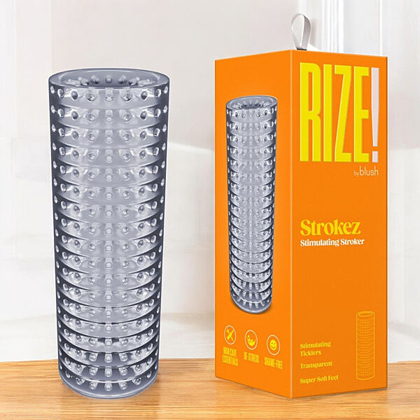 Кишеньковий мастурбатор Strokez Masturbator Clear Rize by Blush