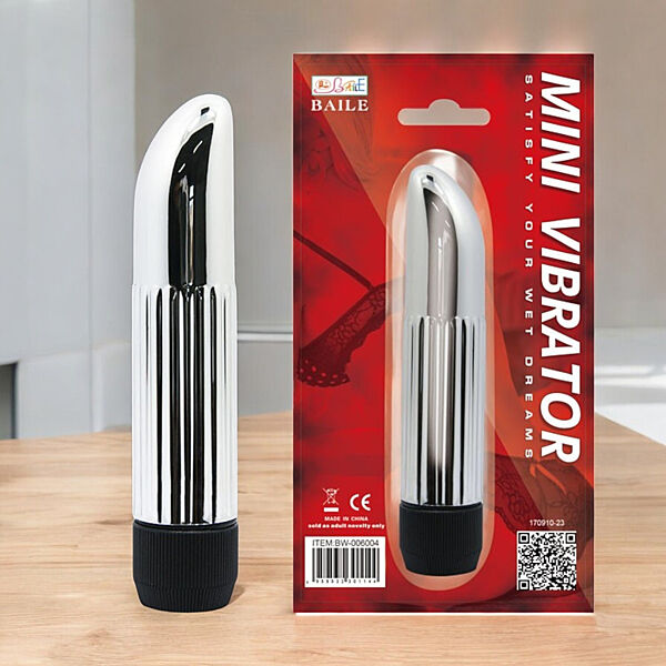 Класичний вібратор срібляста насолода Lady Finger LyBaile