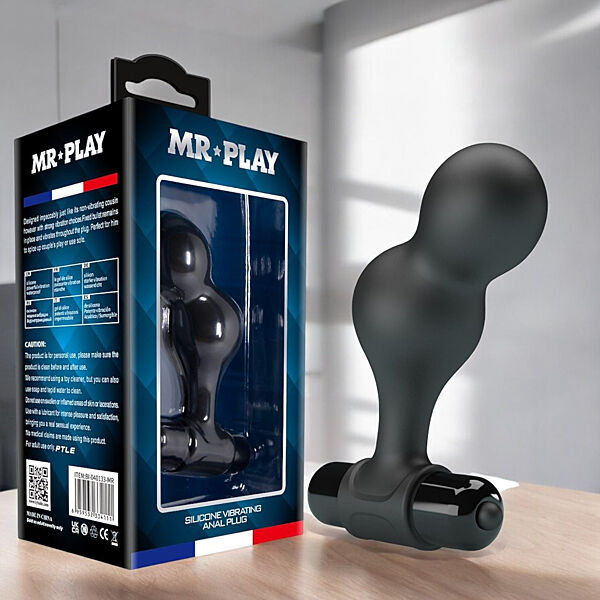 Анальна пробка з вібрацією для комфортної стимуляції Mr. Play LyBaile