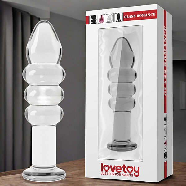 Скляний фалоімітатор прозорий Glass Romance 5.5 дюймів для стимуляції