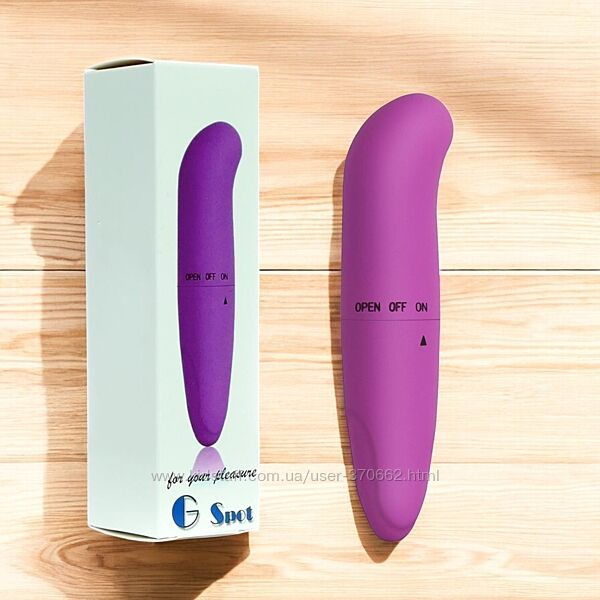 Вібратор Mini G Spot рожевий компактний для точкової стимуляції Boss Series