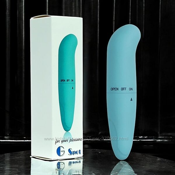 Міні-вібратор для точки G компактний бірюзовий для точкової стимуляції Boss