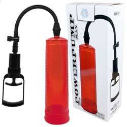 Вакуумна помпа для чоловіків червоного кольору Powerpump MAX Red від Boss