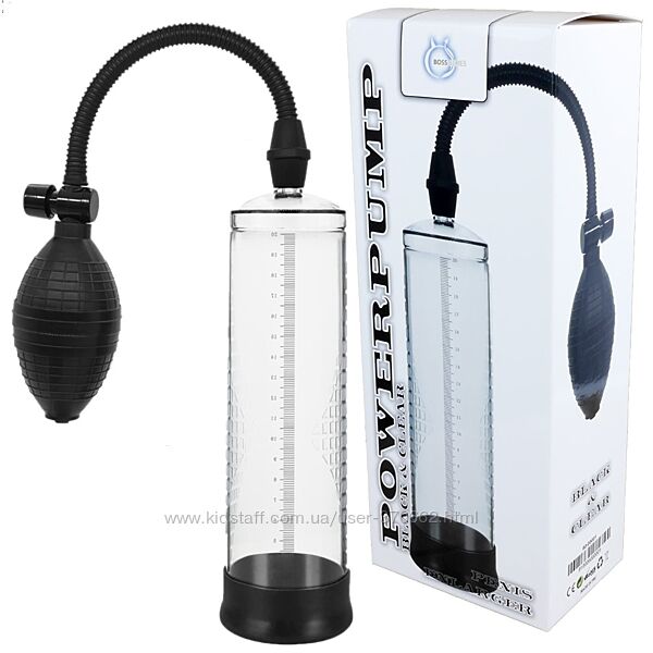 Вакуумна помпа для чоловіків Powerpump Black&Clear від Boss Series