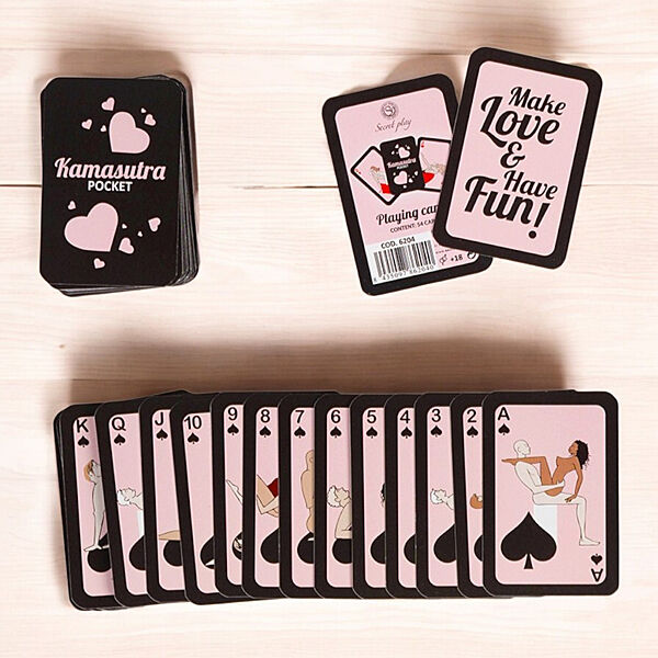 Гральні карти Kamasutra 54 шт еротичні для пар для настільних ігор
