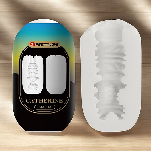 Мастурбатор яйце Pretty Love Catherine Masha White для стимуляції