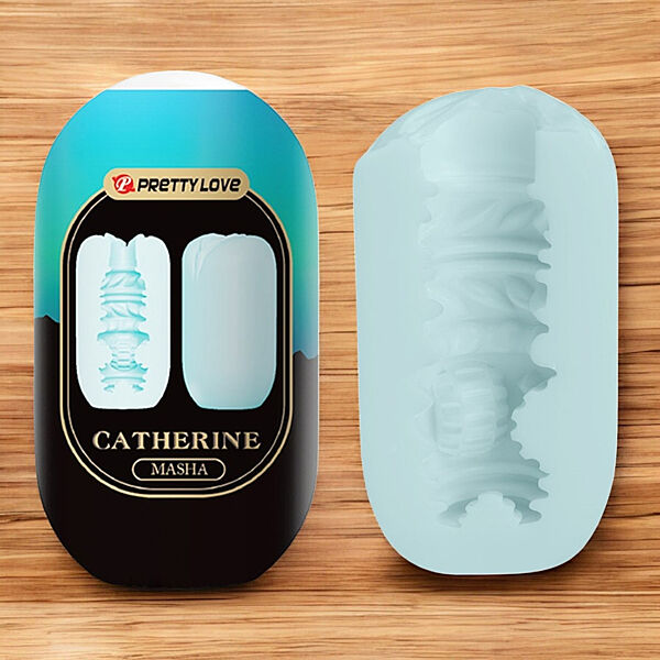 Мастурбатор яйце Pretty Love Catherine Masha Blue з унікальною текстурою