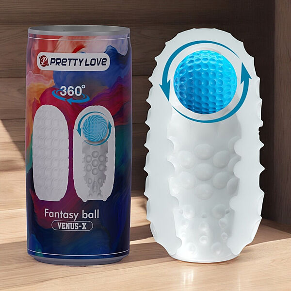 Мастурбатор Pretty Love Venus-X Wonder ball з текстурою та кулькою