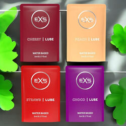 Набір гелів лубрикантів EXS ароматизований для комфорту та зволоження 4 шт