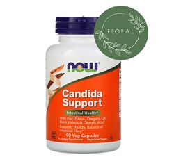 Candida Support, Кандида, молочница, кишечник, микрофлора, Now Foods