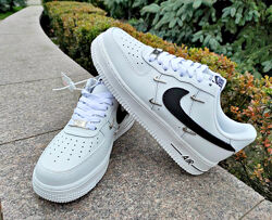 Шкіряні кросівки nike air force 1 р.40,41 білі