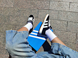Замшеві кросівки р. 39-41 люкс якості Adidas Campus 00s Black