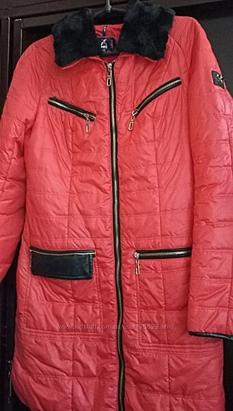 Демисезонная удлиненная куртка X-Woyz, р. 44-46, в хорошем состоянии