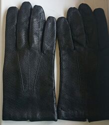Перчатки мужские в идеальном состоянии, р. 8 3/4.  Натуральная кожа