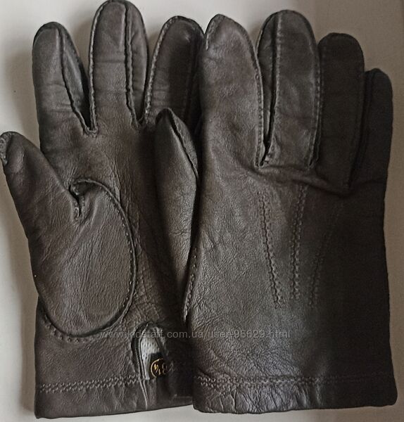 Жіночі перчатки в дуже доброму стані, р. 8 1/4. Натуральна шкіраутеплювач
