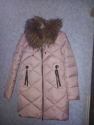 Стеганное пальто для девочки-подростка р. S 