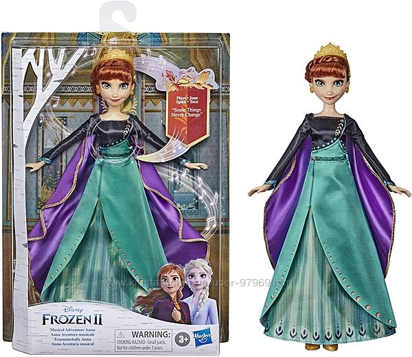 Кукла Анна поющая Холодное Сердце 2 Disney Frozen Musical Adventure Anna 
