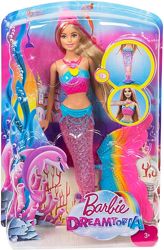 Кукла Барби Русалка для купания, хвост светится, Barbie Rainbow Lights 
