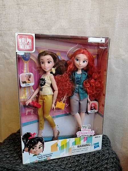 Куклы Белль и Мерида, Belle and Merida Dolls, Hasbro оригинал из США