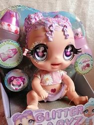 Кукла пупс MGAs Glitter babyz Lila Лилия с блёстками оригинал из США