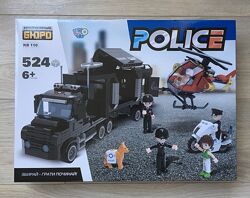 Конструктор дитячий Limo Toy КВ Police Поліцейський фургон, 524 деталі