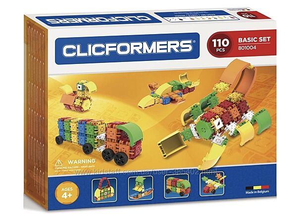 Конструктор Clicformers розвиваючий в ідеальному стані, 160 елементів
